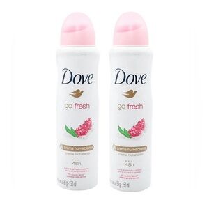 🆕 2-Pack Dove Go Fresh Pomegranate & Lemon Verbena Deodorant Spray 150 ml / 5 oz